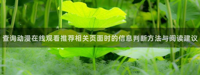 国漫推荐